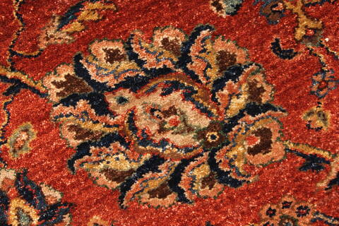 Pishavar Red Hand Knotted 1110 X 151  Area Rug 250-28468 Image 11