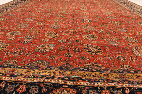 Pishavar Red Hand Knotted 1110 X 151  Area Rug 250-28468 Image 4