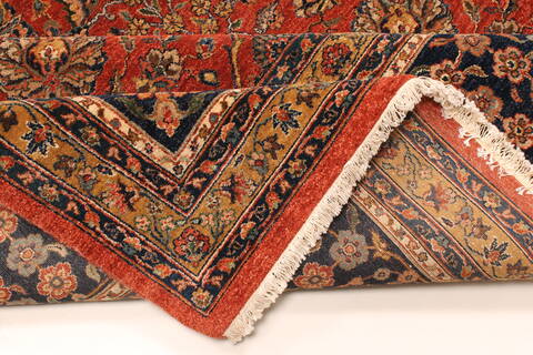 Pishavar Red Hand Knotted 1110 X 151  Area Rug 250-28468 Image 6