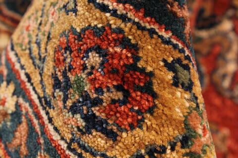 Pishavar Red Hand Knotted 1110 X 151  Area Rug 250-28468 Image 9