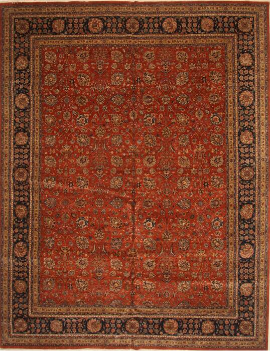 Pishavar Red Hand Knotted 1110 X 151  Area Rug 250-28468 Image 0