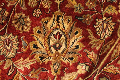 Kashmar Beige Hand Knotted 119 X 153  Area Rug 250-28470 Image 5