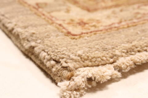 Ziegler Beige Hand Knotted 120 X 1410  Area Rug 250-28473 Image 13
