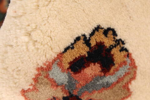 Agra Beige Hand Knotted 1111 X 155  Area Rug 250-28474 Image 11