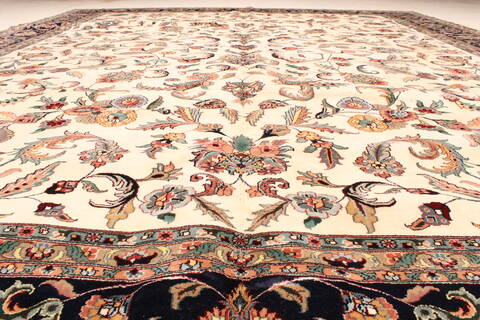 Agra Beige Hand Knotted 1111 X 155  Area Rug 250-28474 Image 12