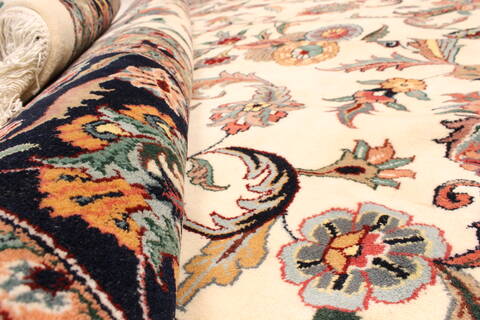 Agra Beige Hand Knotted 1111 X 155  Area Rug 250-28474 Image 8