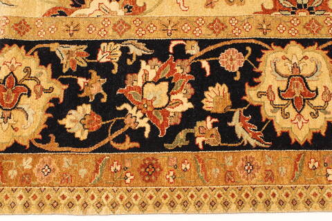 Pishavar Beige Hand Knotted 120 X 1411  Area Rug 250-28508 Image 3