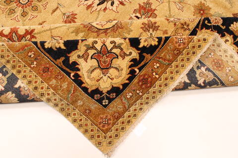 Pishavar Beige Hand Knotted 120 X 1411  Area Rug 250-28508 Image 6