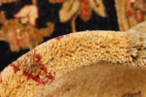 Pishavar Beige Hand Knotted 120 X 1411  Area Rug 250-28508 Image 8