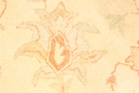 Oushak Beige Hand Knotted 1110 X 156  Area Rug 250-28510 Image 11