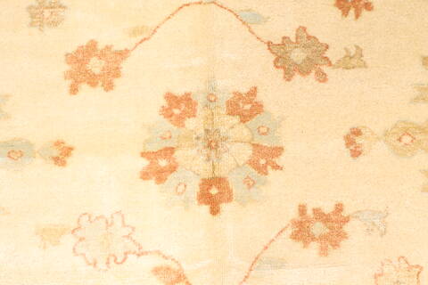 Oushak Beige Hand Knotted 1110 X 156  Area Rug 250-28510 Image 2