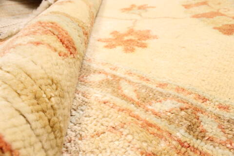 Oushak Beige Hand Knotted 1110 X 156  Area Rug 250-28510 Image 7