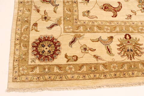 Ziegler Beige Hand Knotted 1111 X 151  Area Rug 250-28523 Image 1