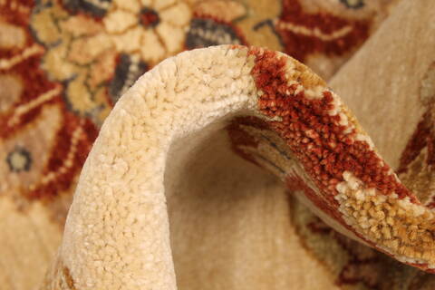 Ziegler Beige Hand Knotted 1111 X 151  Area Rug 250-28523 Image 7