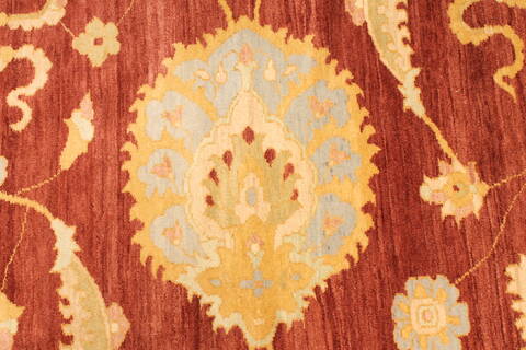Chobi Brown Hand Knotted 120 X 168  Area Rug 250-28530 Image 11
