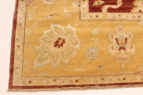 Chobi Brown Hand Knotted 120 X 168  Area Rug 250-28530 Image 1