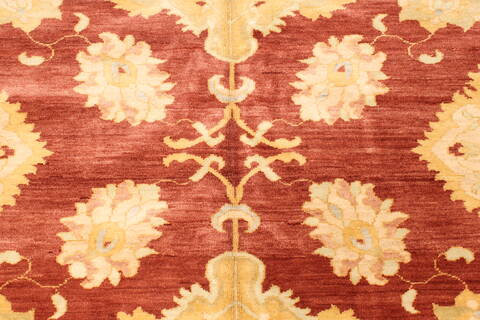 Chobi Brown Hand Knotted 120 X 168  Area Rug 250-28530 Image 2