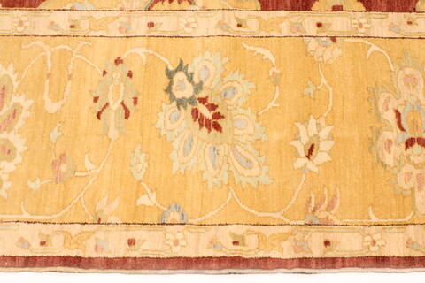Chobi Brown Hand Knotted 120 X 168  Area Rug 250-28530 Image 3