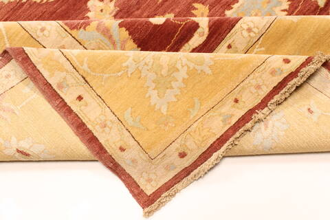 Chobi Brown Hand Knotted 120 X 168  Area Rug 250-28530 Image 6