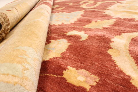Chobi Brown Hand Knotted 120 X 168  Area Rug 250-28530 Image 7