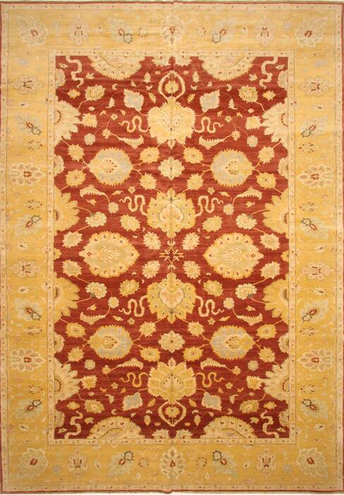 Chobi Brown Hand Knotted 120 X 168  Area Rug 250-28530 Image 0