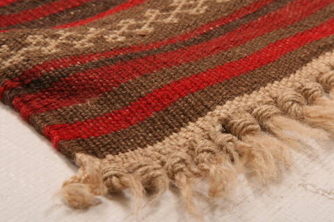 Baluch Brown Hand Knotted 30 X 47  Area Rug 100-28532 Image 2