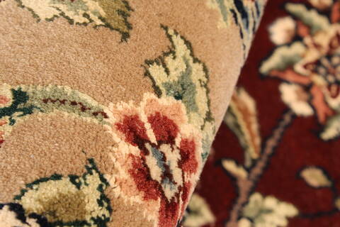 Tabriz Beige Hand Knotted 120 X 150  Area Rug 250-28552 Image 10