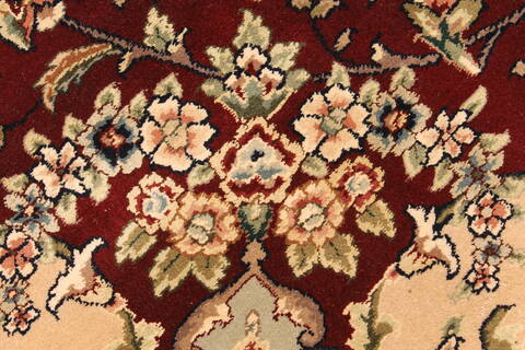 Tabriz Beige Hand Knotted 120 X 150  Area Rug 250-28552 Image 11
