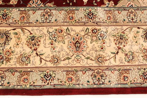 Tabriz Beige Hand Knotted 120 X 150  Area Rug 250-28552 Image 3