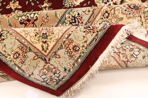 Tabriz Beige Hand Knotted 120 X 150  Area Rug 250-28552 Image 6