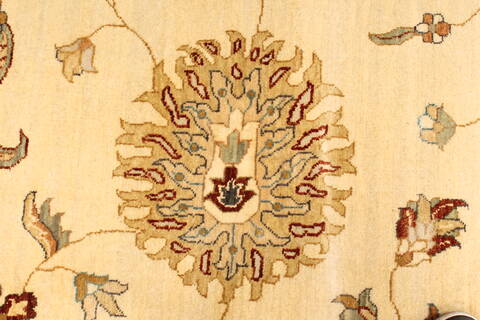 Ziegler Beige Hand Knotted 120 X 157  Area Rug 250-28574 Image 12