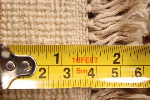 Ziegler Beige Hand Knotted 120 X 157  Area Rug 250-28574 Image 5