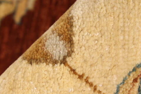 Ziegler Beige Hand Knotted 120 X 157  Area Rug 250-28574 Image 9
