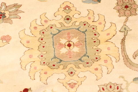 Chobi Beige Hand Knotted 1110 X 155  Area Rug 250-28577 Image 11