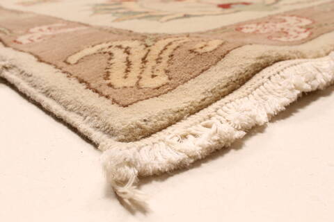 Chobi Beige Hand Knotted 1110 X 155  Area Rug 250-28577 Image 12