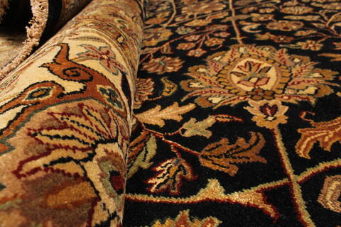 Kashmar Beige Hand Knotted 1110 X 151  Area Rug 250-28578 Image 7