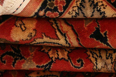 Tabriz Red Hand Knotted 67 X 93  Area Rug 100-28582 Image 4