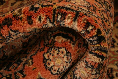 Tabriz Brown Hand Knotted 67 X 93  Area Rug 100-28585 Image 1