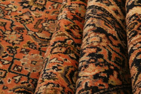 Tabriz Brown Hand Knotted 67 X 93  Area Rug 100-28585 Image 2