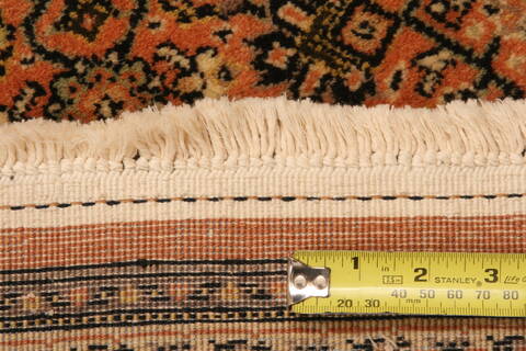 Tabriz Brown Hand Knotted 67 X 93  Area Rug 100-28585 Image 6
