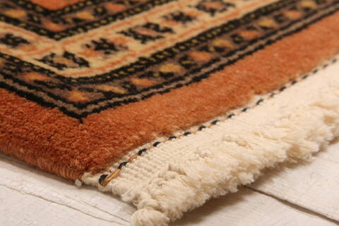 Tabriz Brown Hand Knotted 67 X 93  Area Rug 100-28585 Image 7