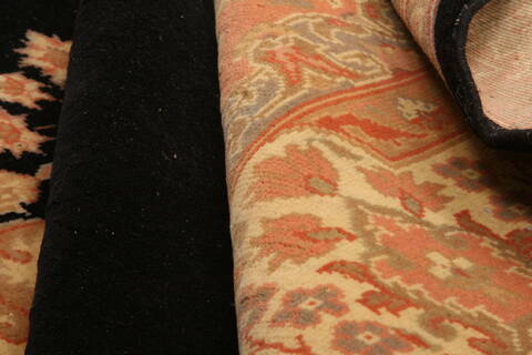 Tabriz Orange Hand Knotted 66 X 95  Area Rug 100-28591 Image 2
