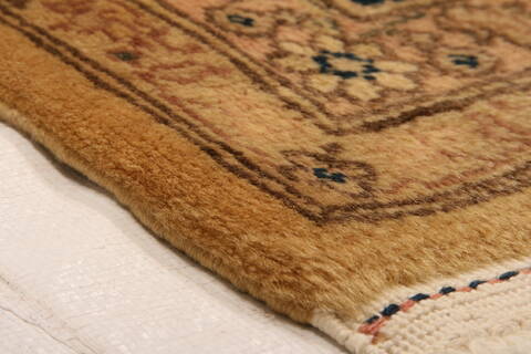 Tabriz Beige Hand Knotted 67 X 97  Area Rug 100-28593 Image 1