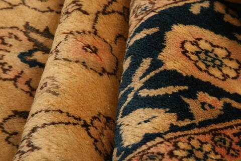 Tabriz Beige Hand Knotted 67 X 97  Area Rug 100-28593 Image 3