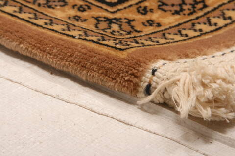 Tabriz Brown Hand Knotted 69 X 99  Area Rug 100-28595 Image 6