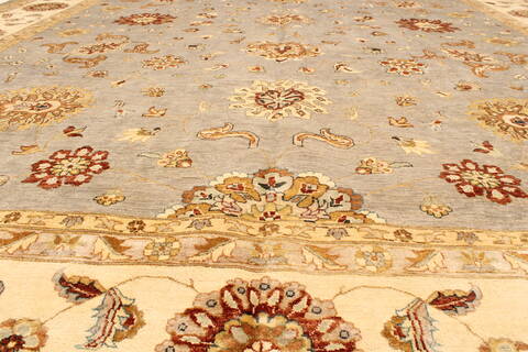 Ziegler Beige Hand Knotted 121 X 154  Area Rug 250-28596 Image 4