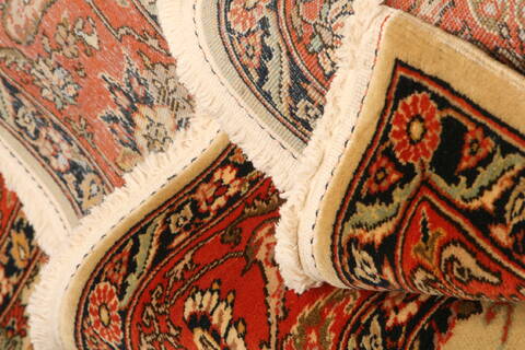 Tabriz Red Hand Knotted 68 X 811  Area Rug 100-28600 Image 3