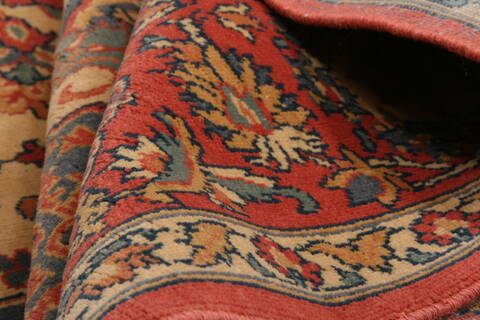 Tabriz Red Hand Knotted 61 X 810  Area Rug 100-28604 Image 2