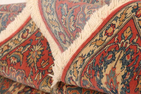 Tabriz Red Hand Knotted 61 X 810  Area Rug 100-28604 Image 3