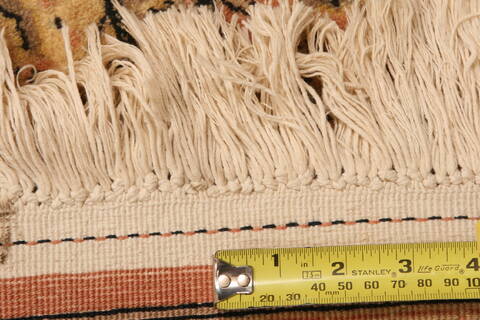 Tabriz Orange Hand Knotted 64 X 91  Area Rug 100-28606 Image 5